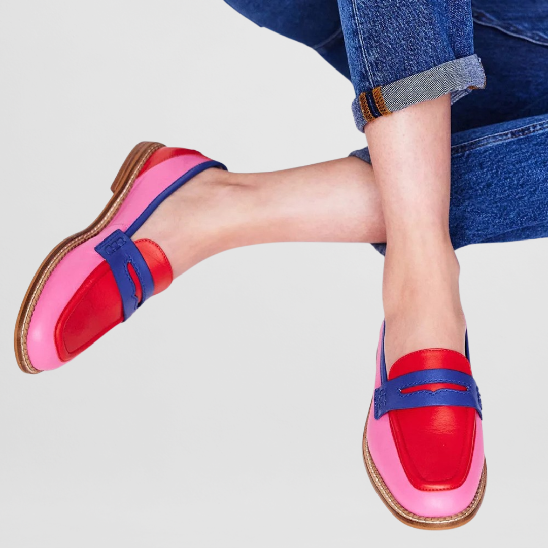 Markéta Elegant Comfortable Universal Leather Loafers