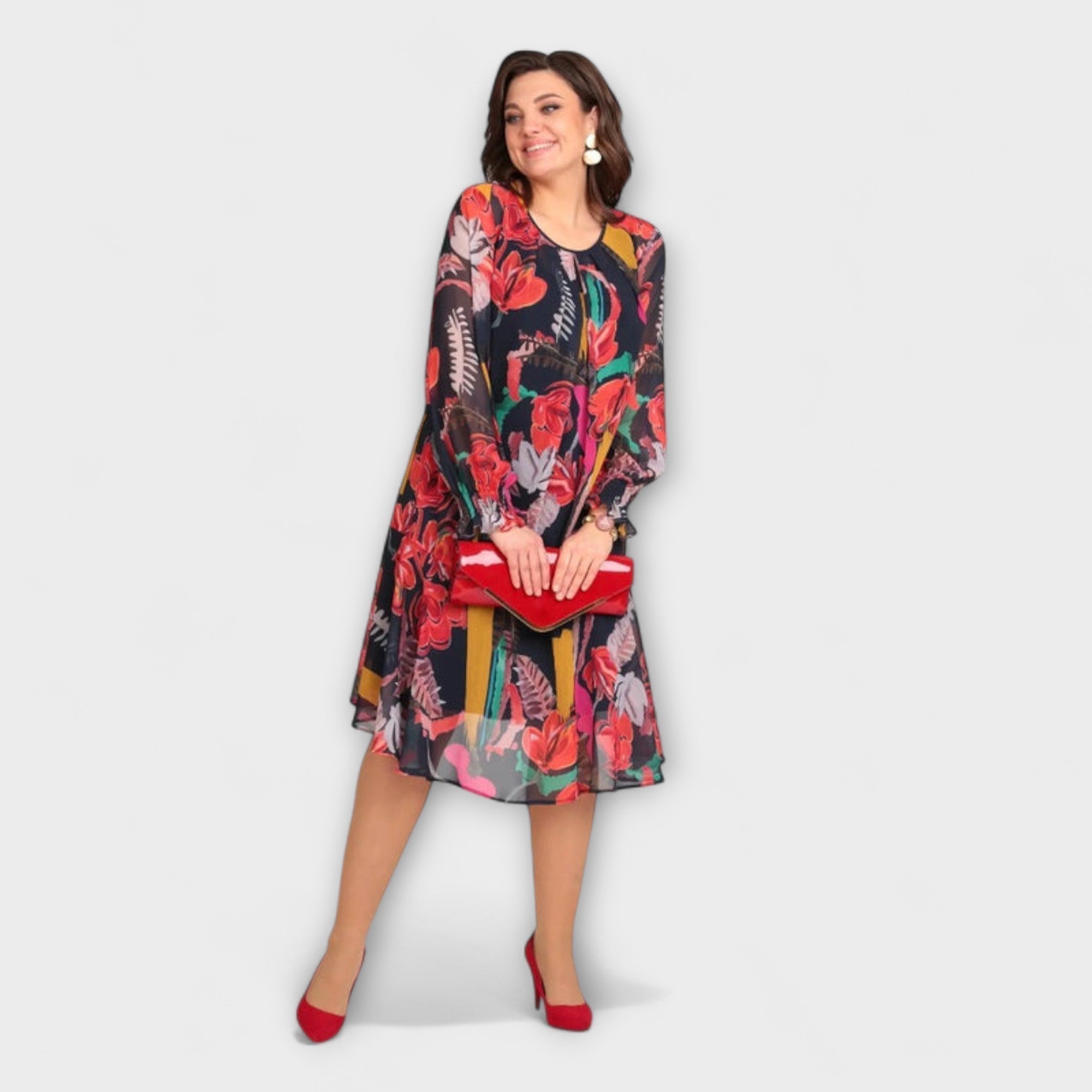 Rochie elegantă pentru plinuțe pentru maxim confort