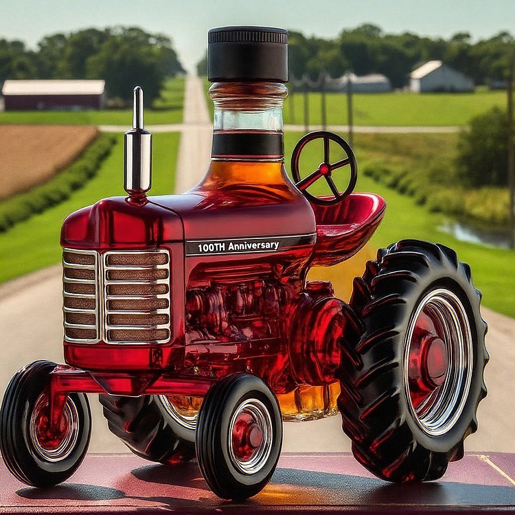 Farmall Whisky Hip Flask