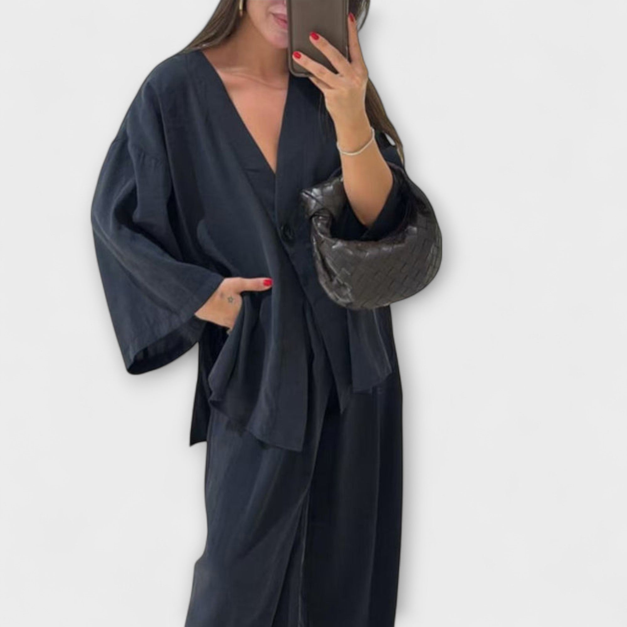 Double layer top and trousers