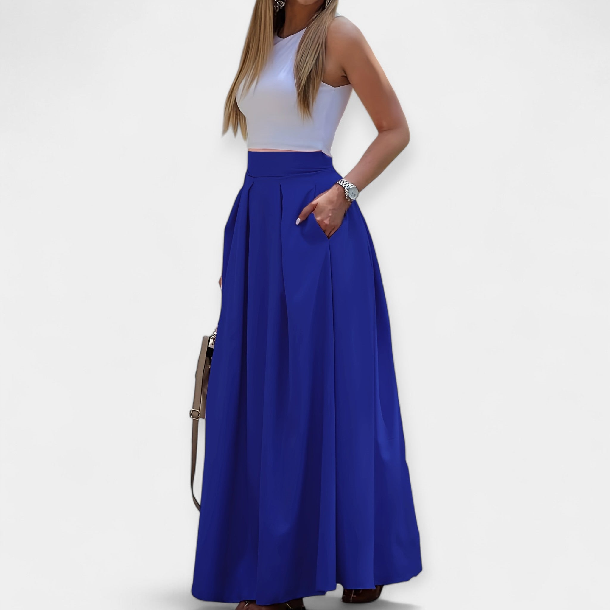 Karolína Sophisticated Midi Skirt Everyday Comfort