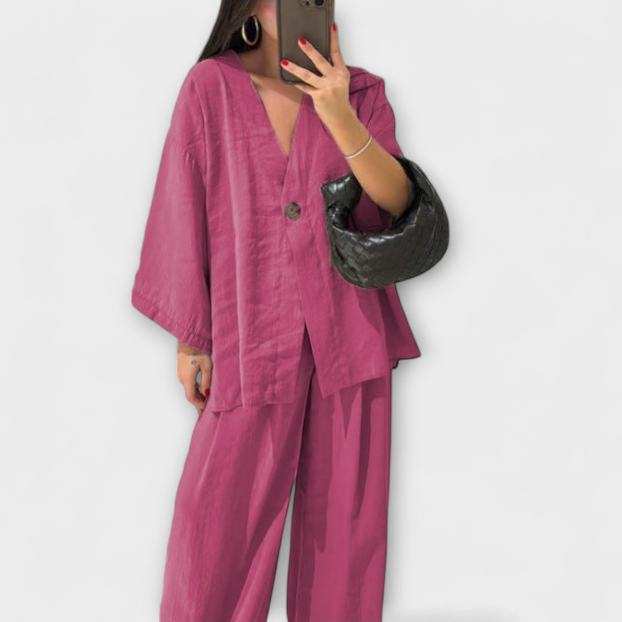 Double layer top and trousers