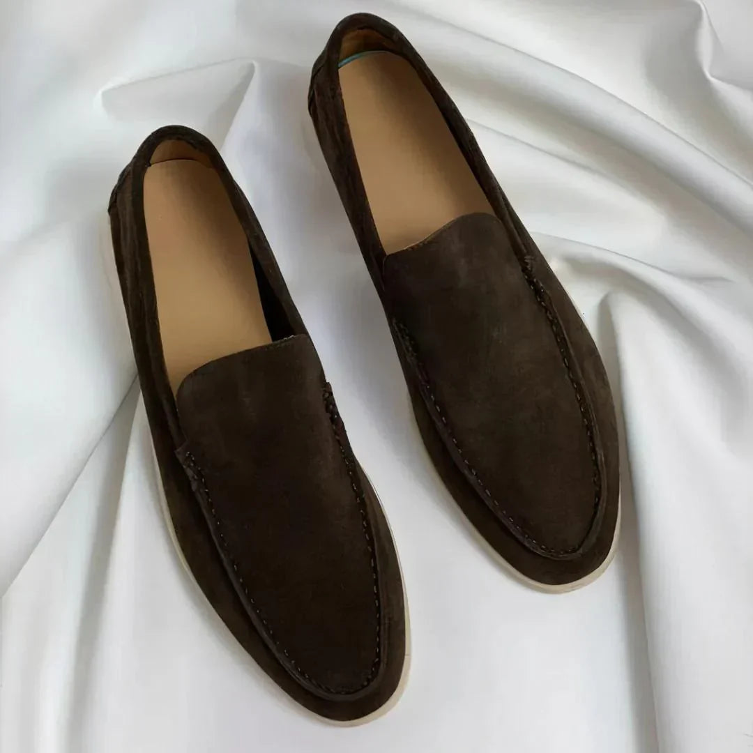 Eleganta mockaskor i mocka