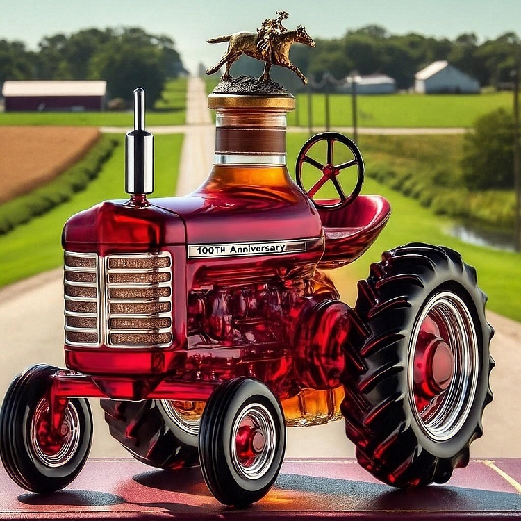 Farmall Whisky Hip Flask