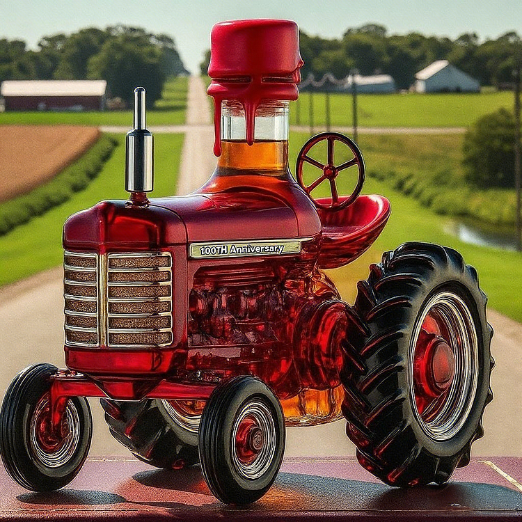 Farmall Whisky Hip Flask