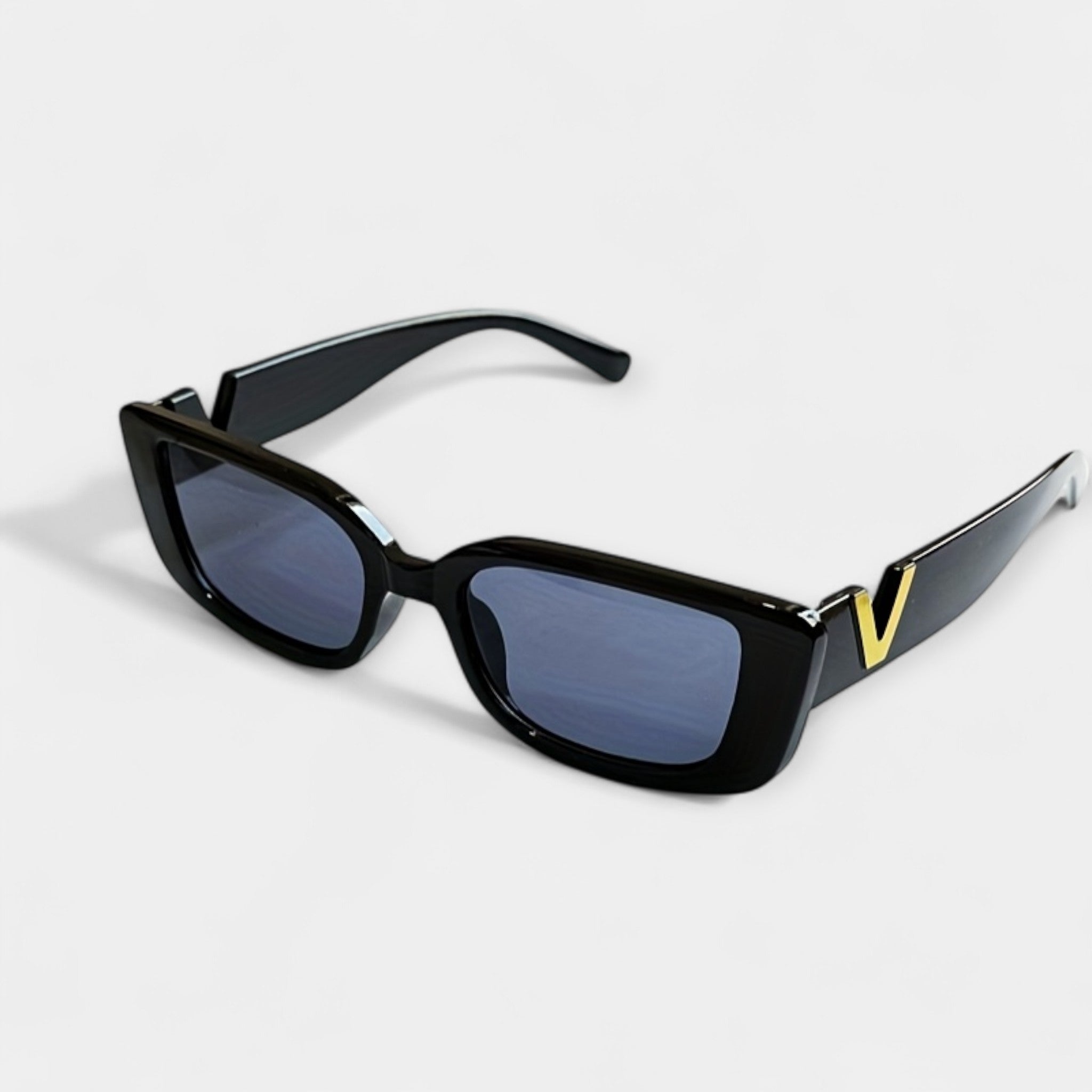 Magdaléna Elegant Square Metal Sunglasses