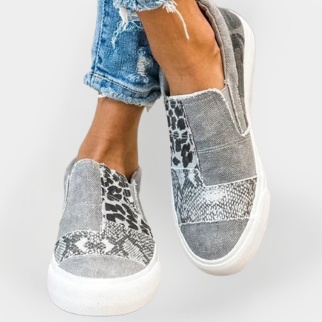 Eva Elegant Sports Shoes with Animal Pattern