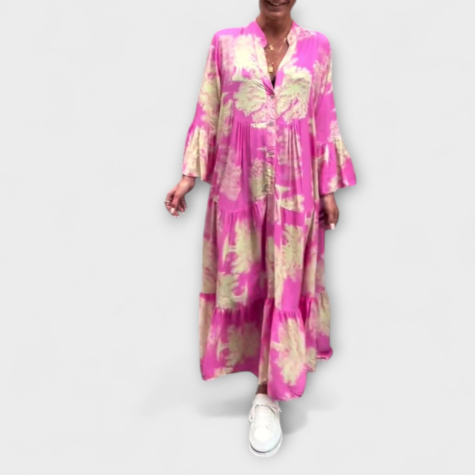 Rochie maxi florală elegantă