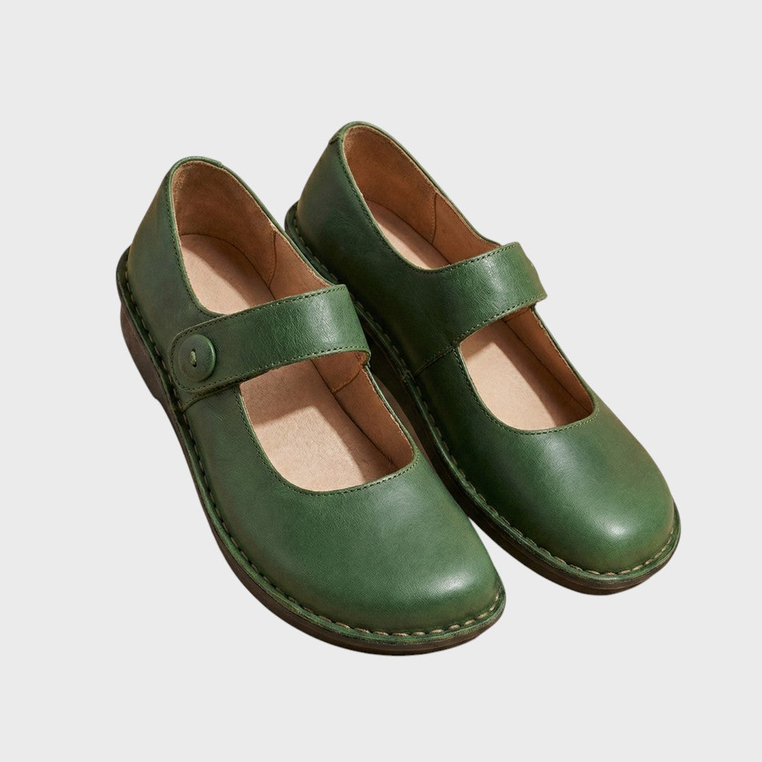 Hand-stitched leather shoes in a timeless style