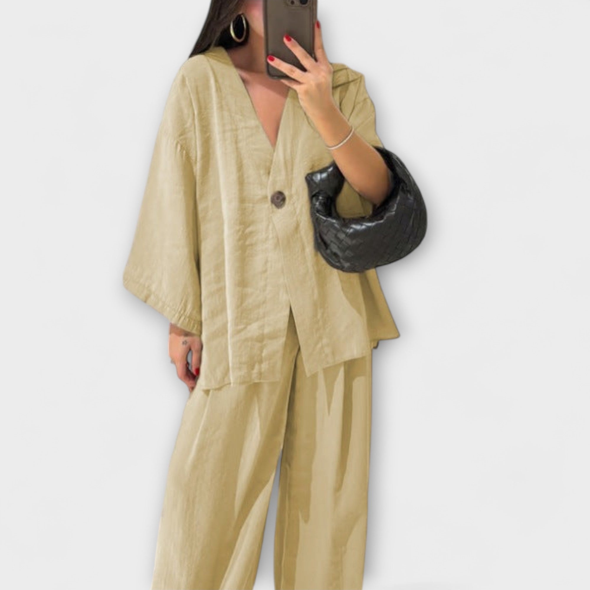 Double layer top and trousers