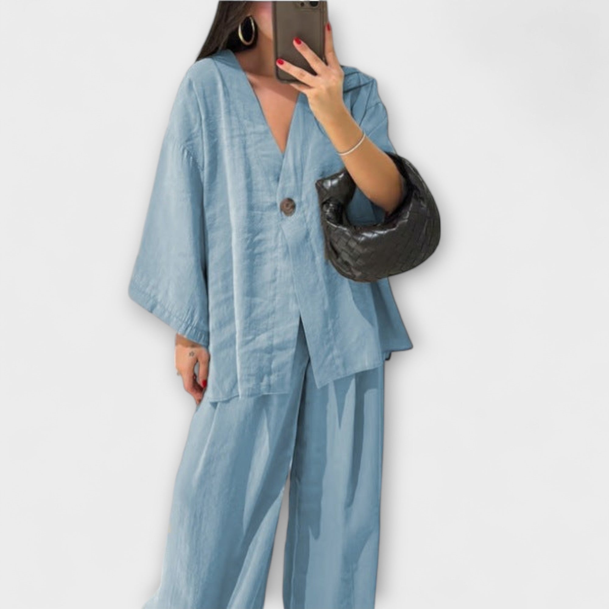 Double layer top and trousers