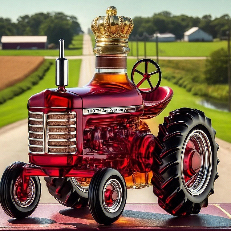 Farmall Whisky Hip Flask