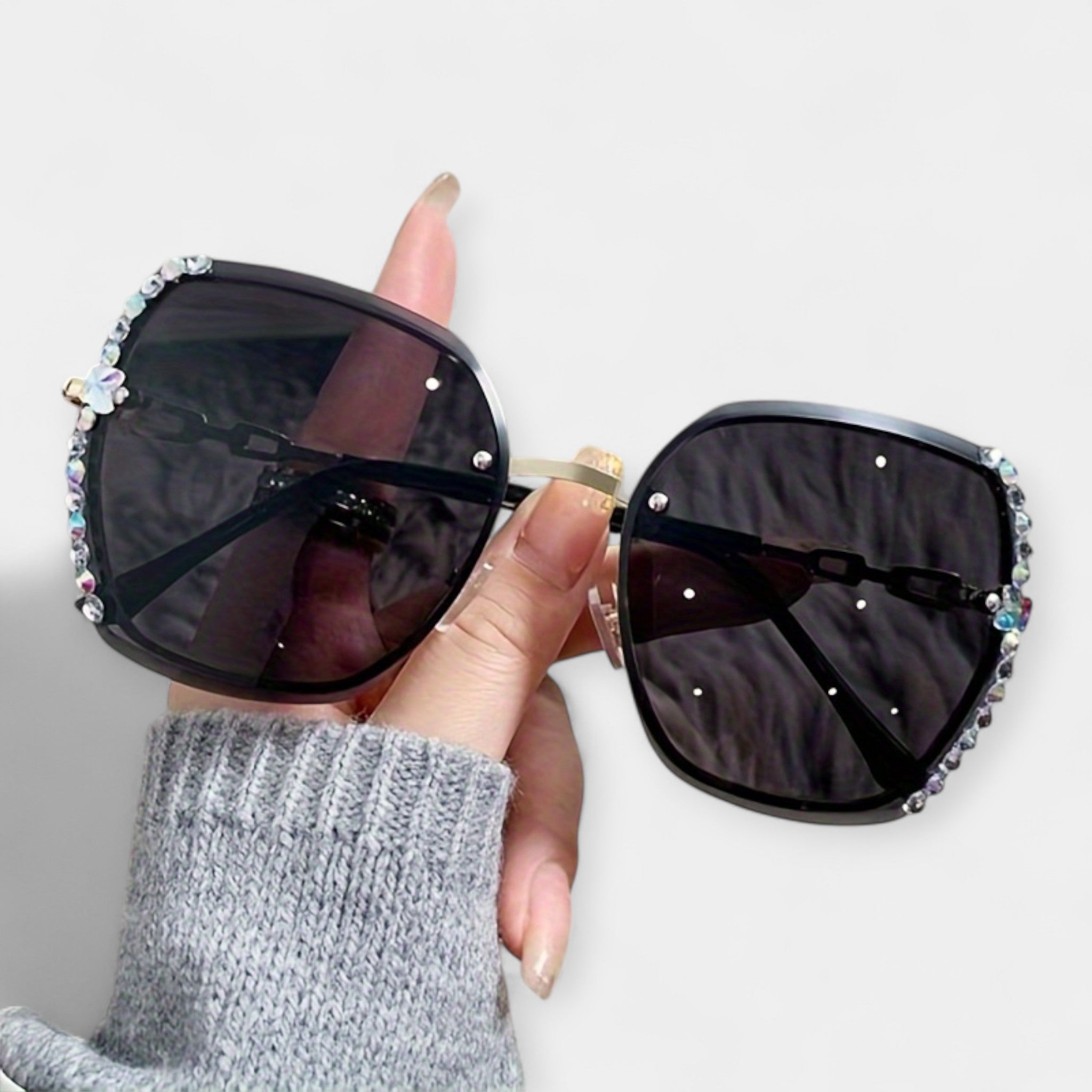 Ochelari de soare metalici eleganți Lucie cu lentile gradient