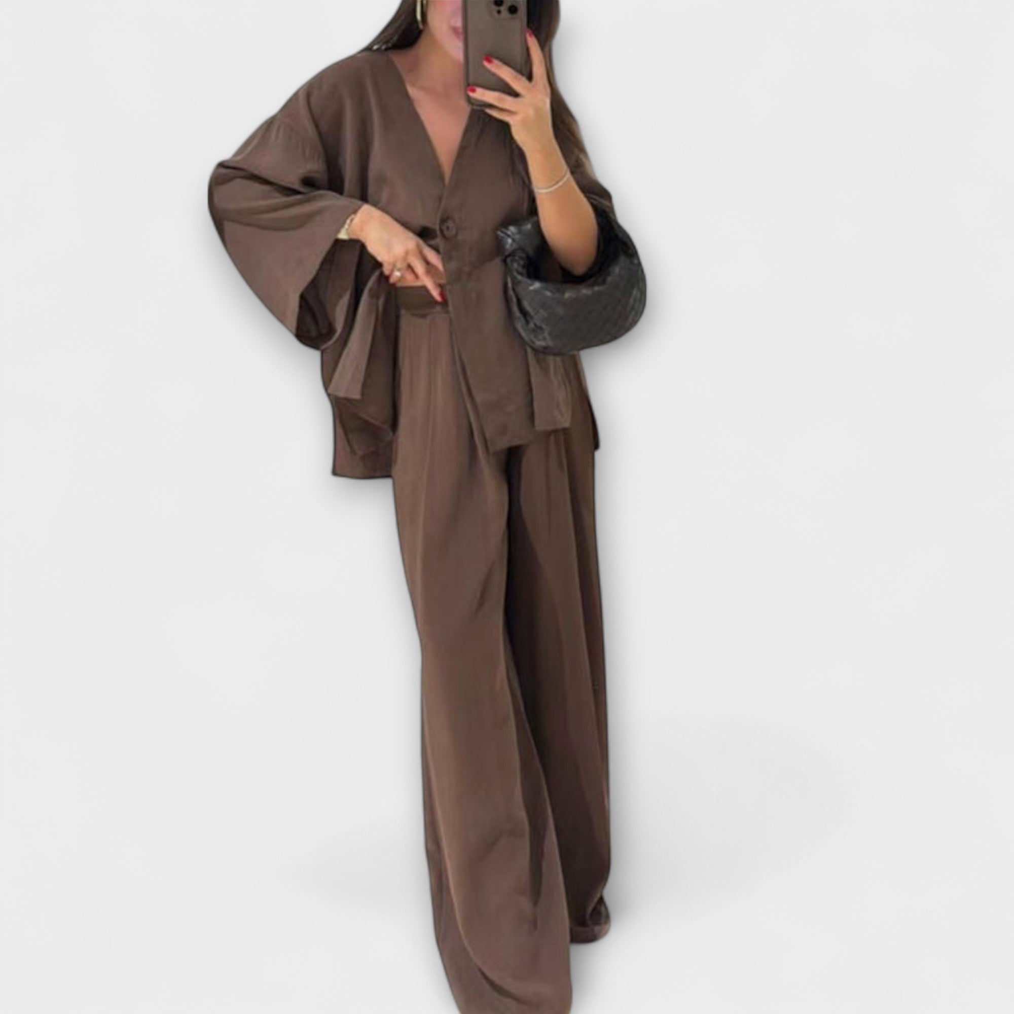 Double layer top and trousers