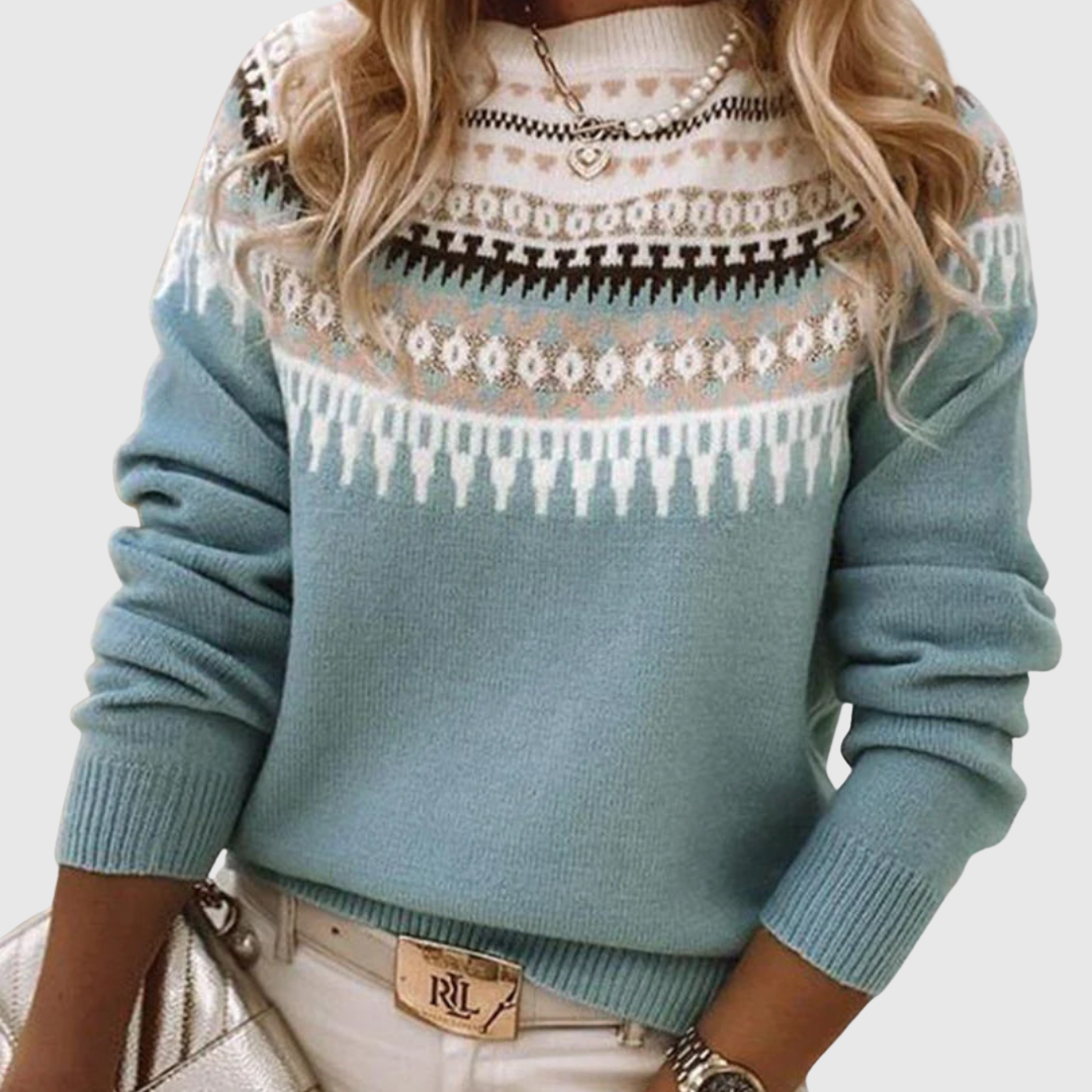 Daughter-in-law | Charming Jumper with Nordic Pattern