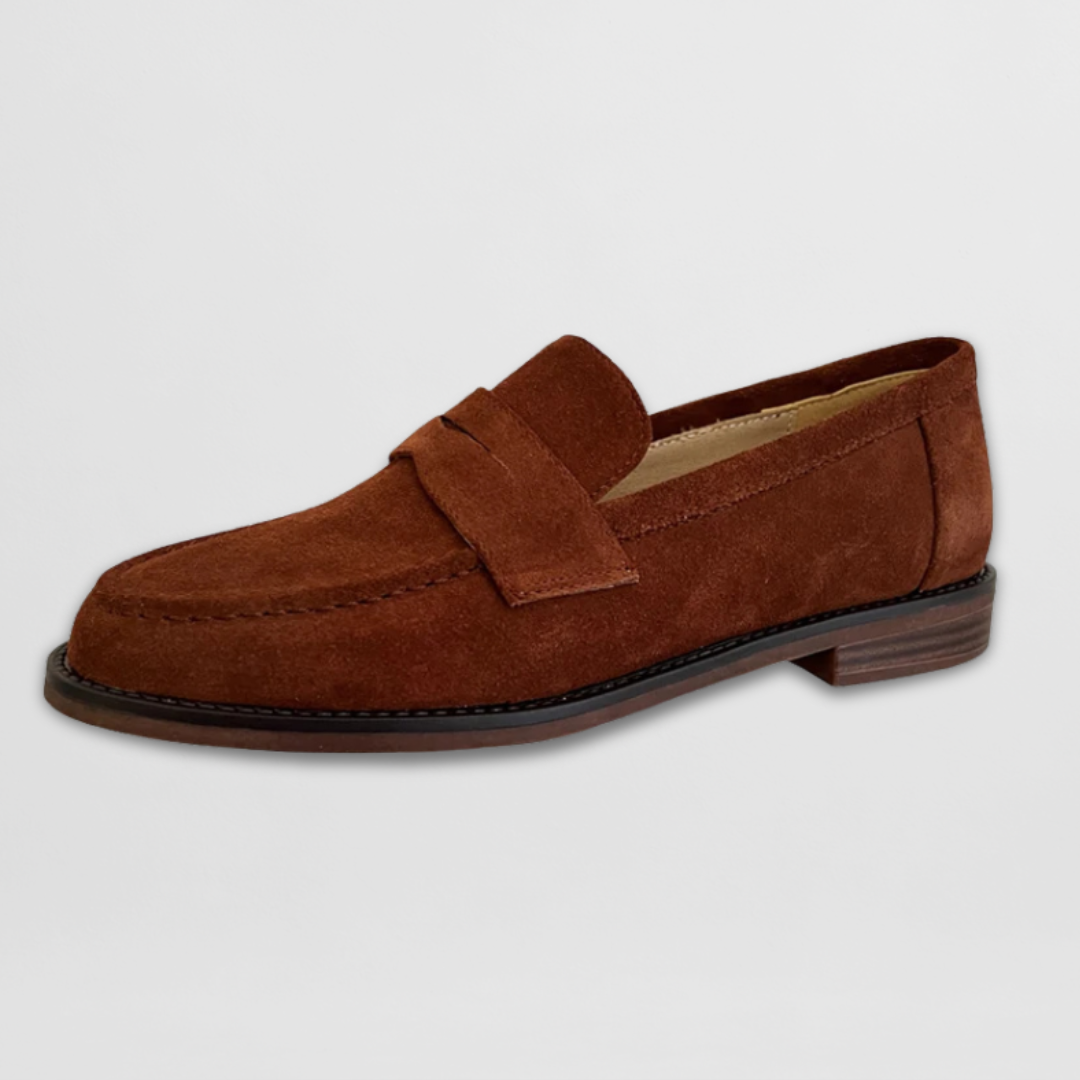 Anna Stylish Comfortable Suede Loafers For Everyday