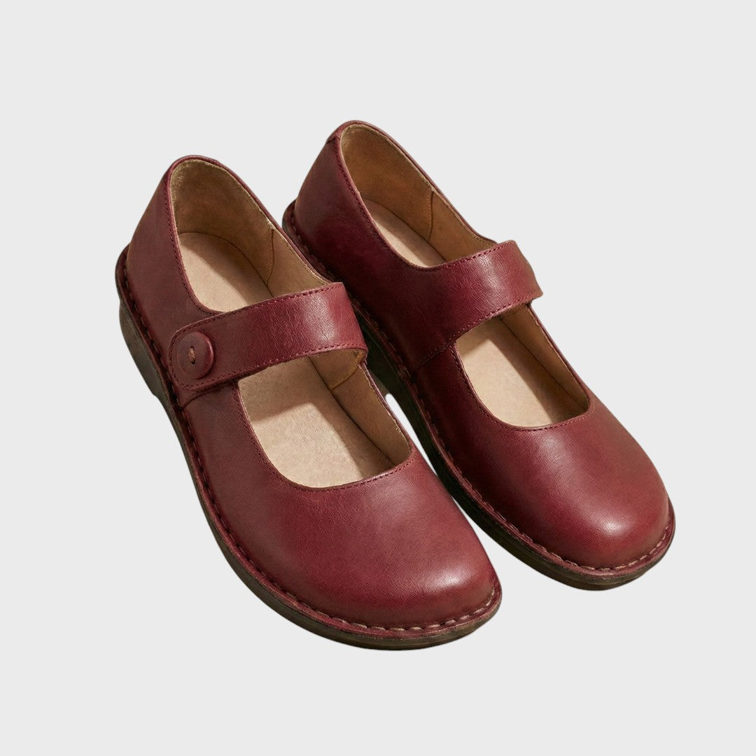 Hand-stitched leather shoes in a timeless style