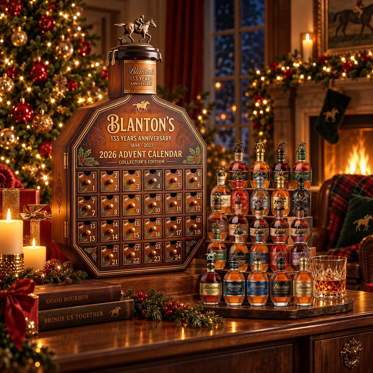 Blanton's 133rd Anniversary Advent Calendar 2026: Festive Collector's Edition