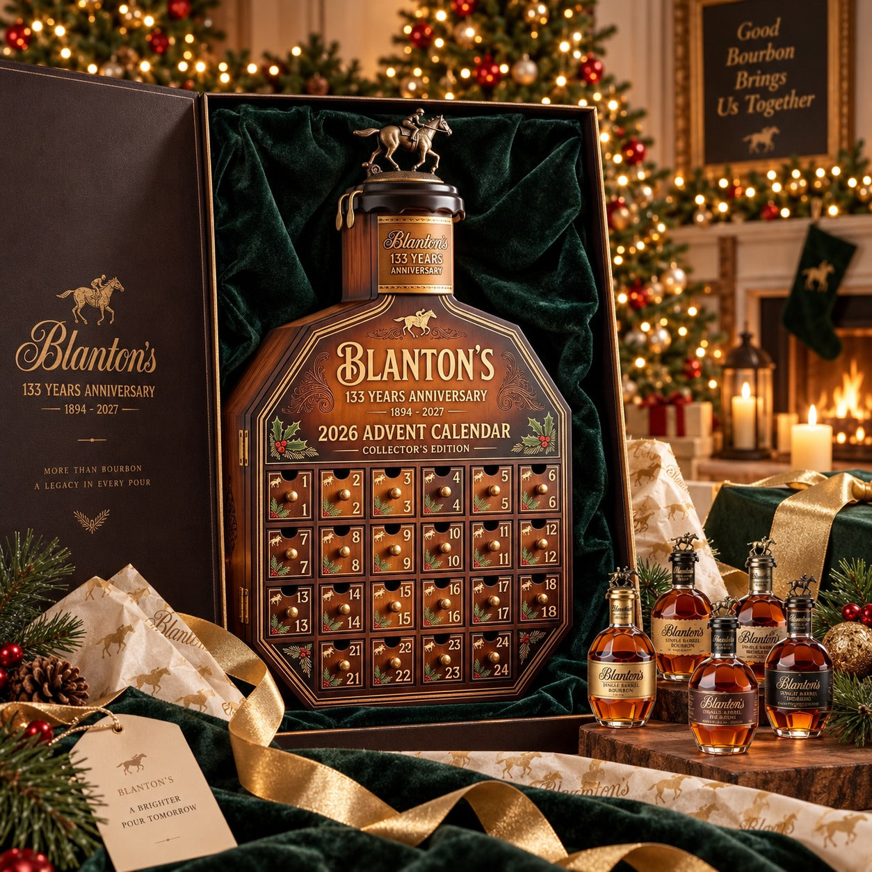 Blanton's 133rd Anniversary Advent Calendar 2026: Festive Collector's Edition