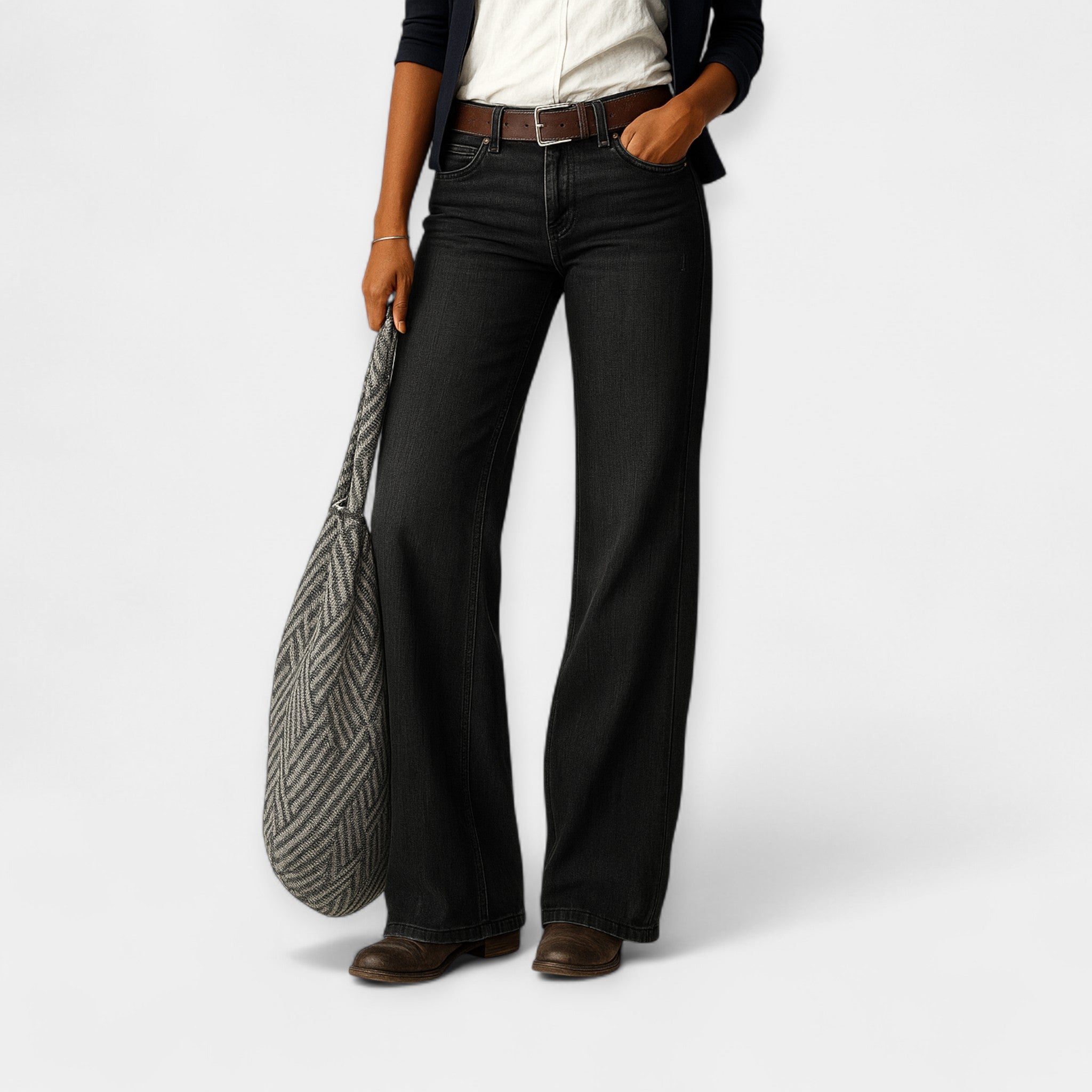 Classic denim trousers