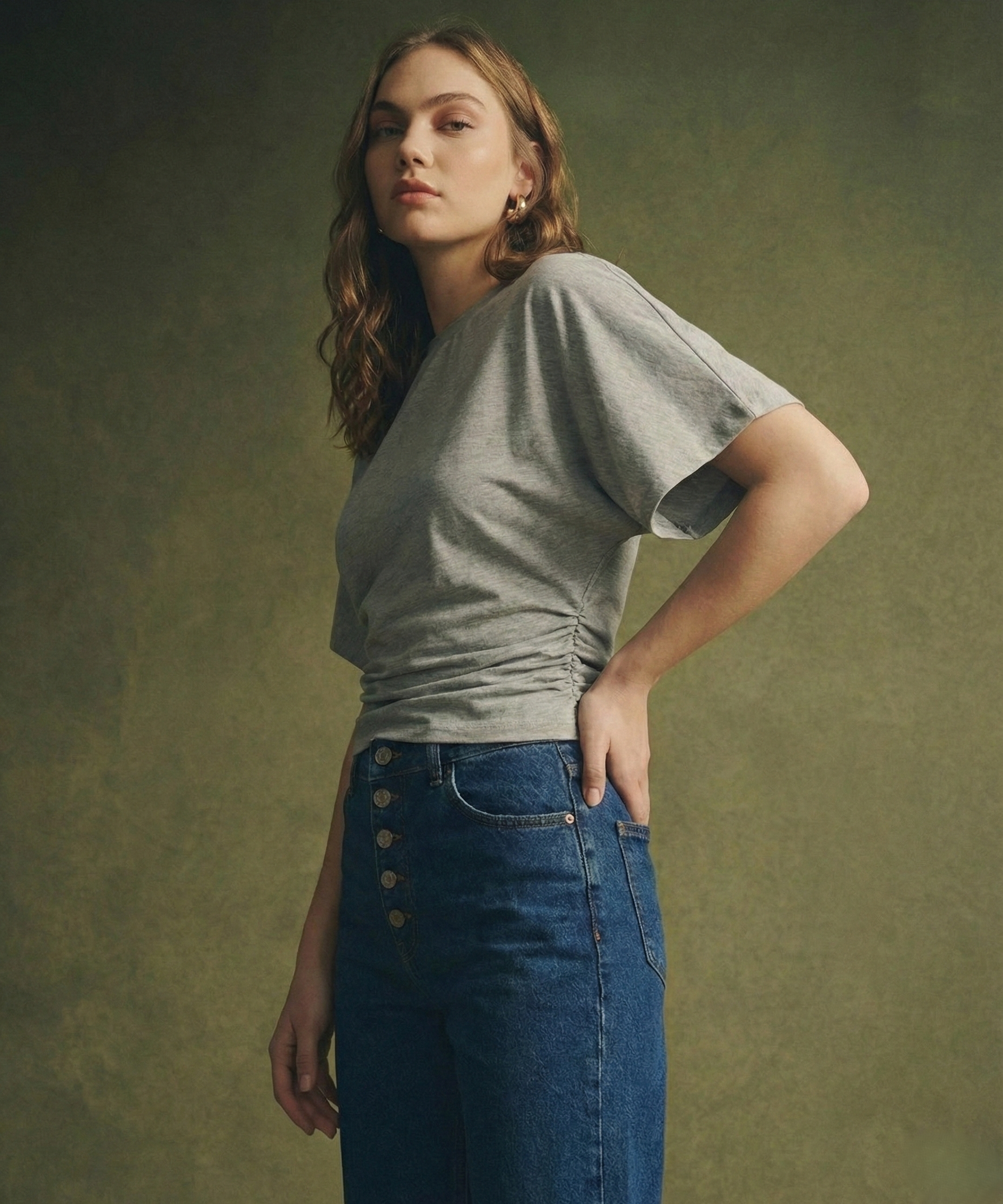 Cotton Arden Drape T-shirt