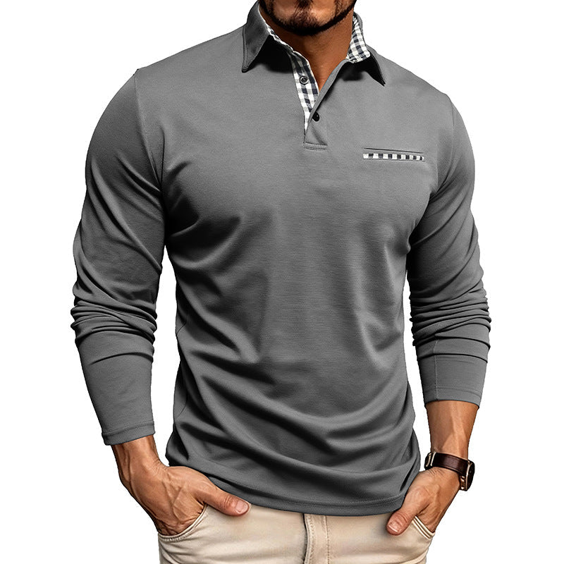 William Premium Långärmad Polo