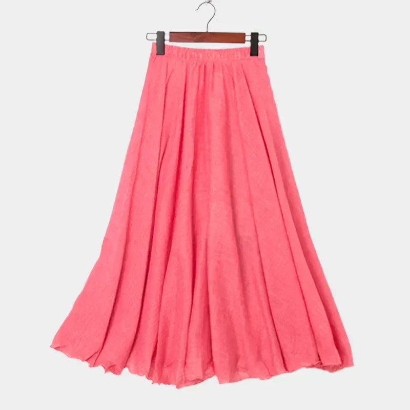 Kristýna Elegant High Waisted Long Skirt