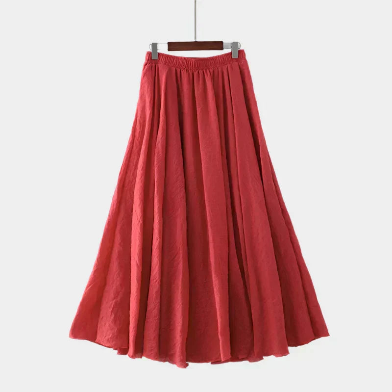 Kristýna Elegant High Waisted Long Skirt