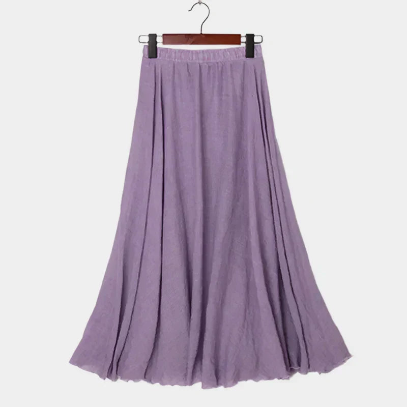 Kristýna Elegant High Waisted Long Skirt