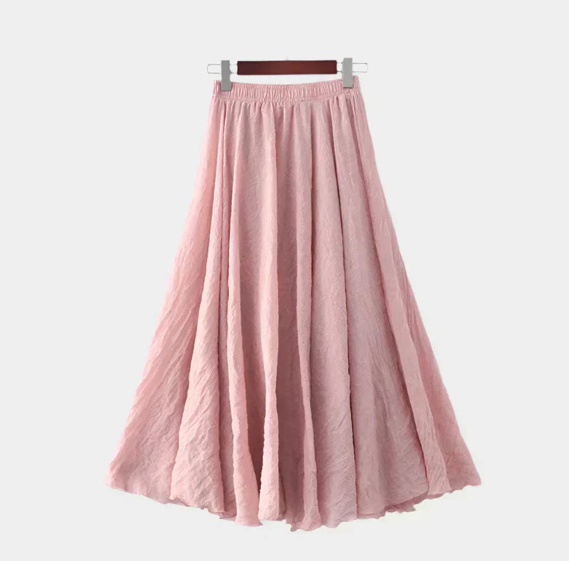 Kristýna Elegant High Waisted Long Skirt