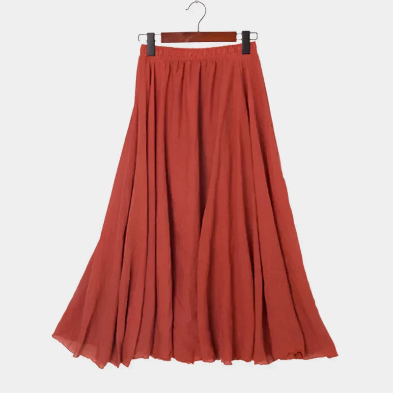 Kristýna Elegant High Waisted Long Skirt