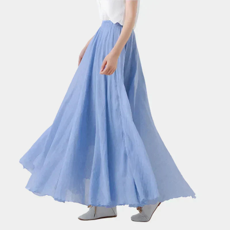 Kristýna Elegant High Waisted Long Skirt