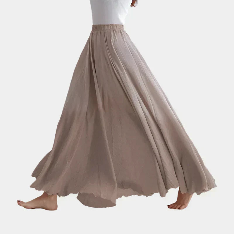 Kristýna Elegant High Waisted Long Skirt