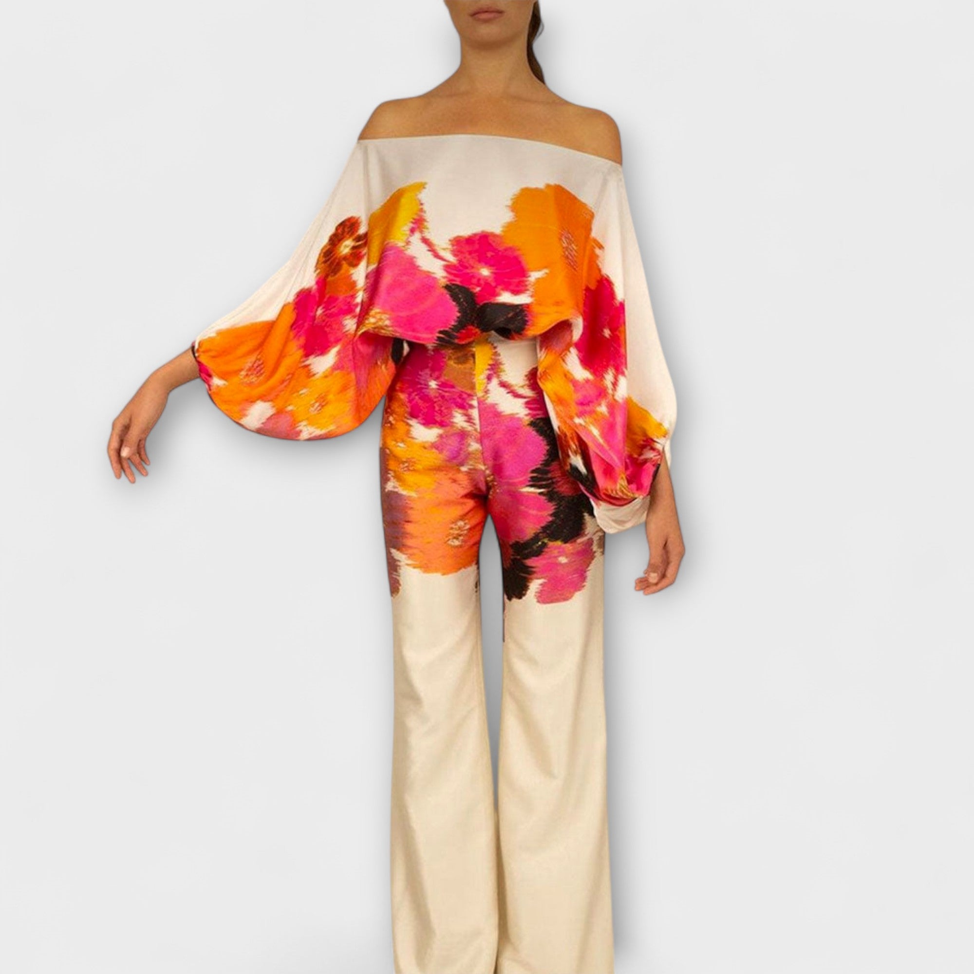 Two-piece summer suit