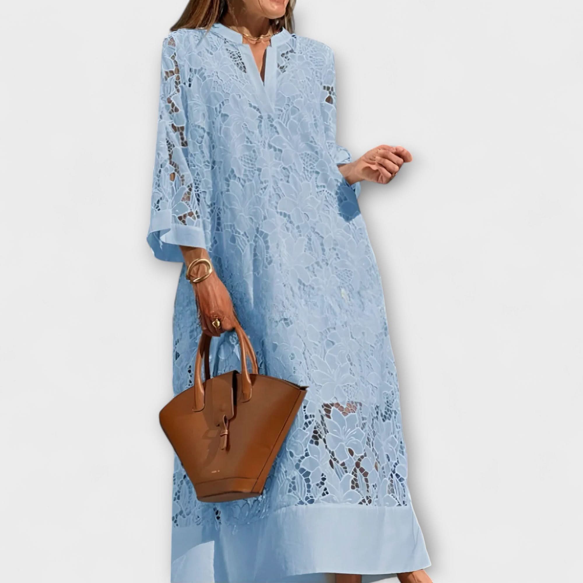 Rochie cu broderie Dahlia