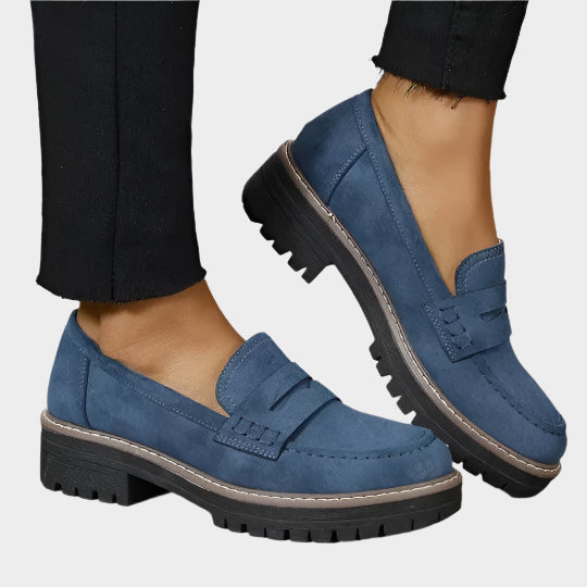 Veronika Elegant Shoes Moccasin with Urban Massive Sole