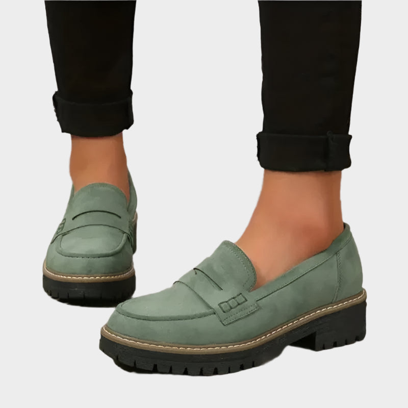 Veronika Elegant Shoes Moccasin with Urban Massive Sole