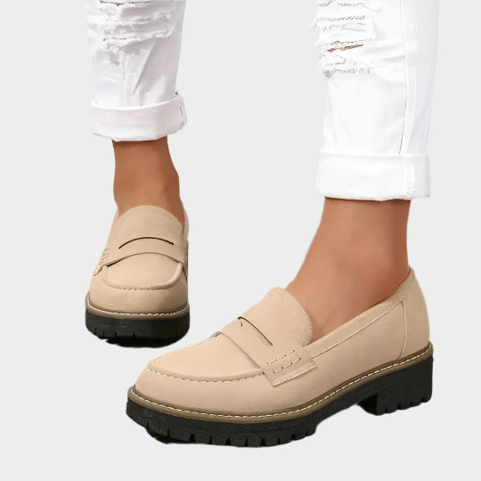 Veronika Elegant Shoes Moccasin with Urban Massive Sole