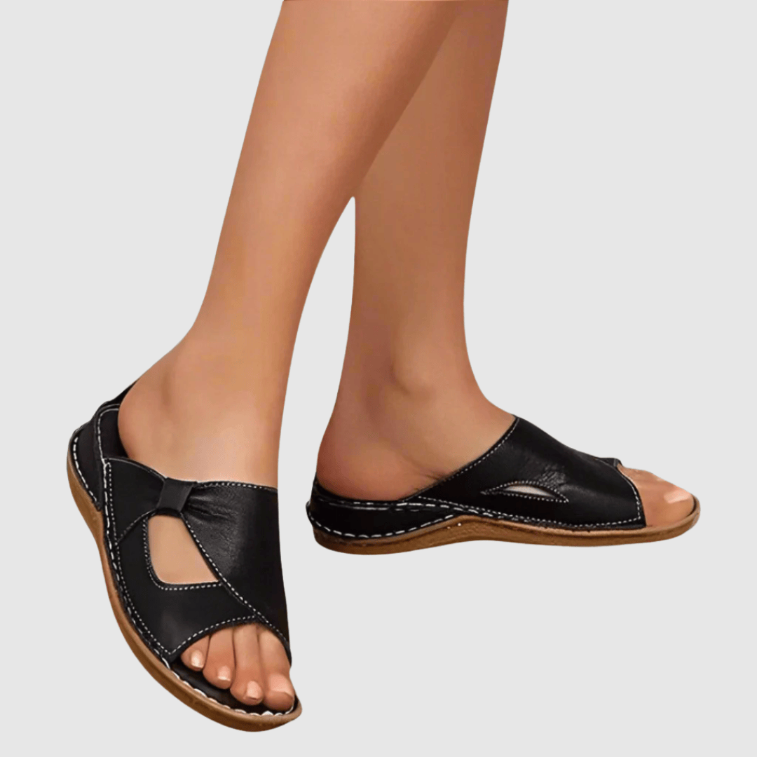 Gaelle - Comfortable leather sandals