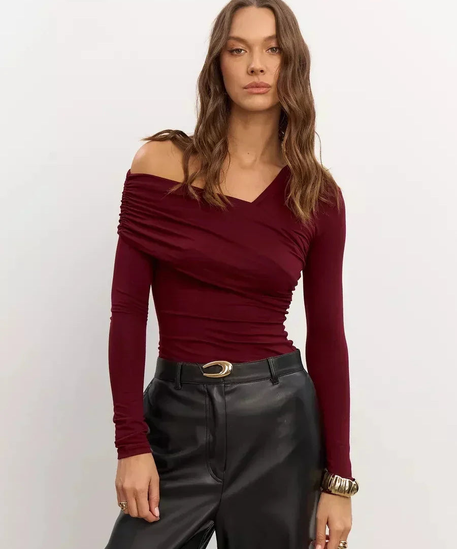 Clara Monroe One Shoulder Top