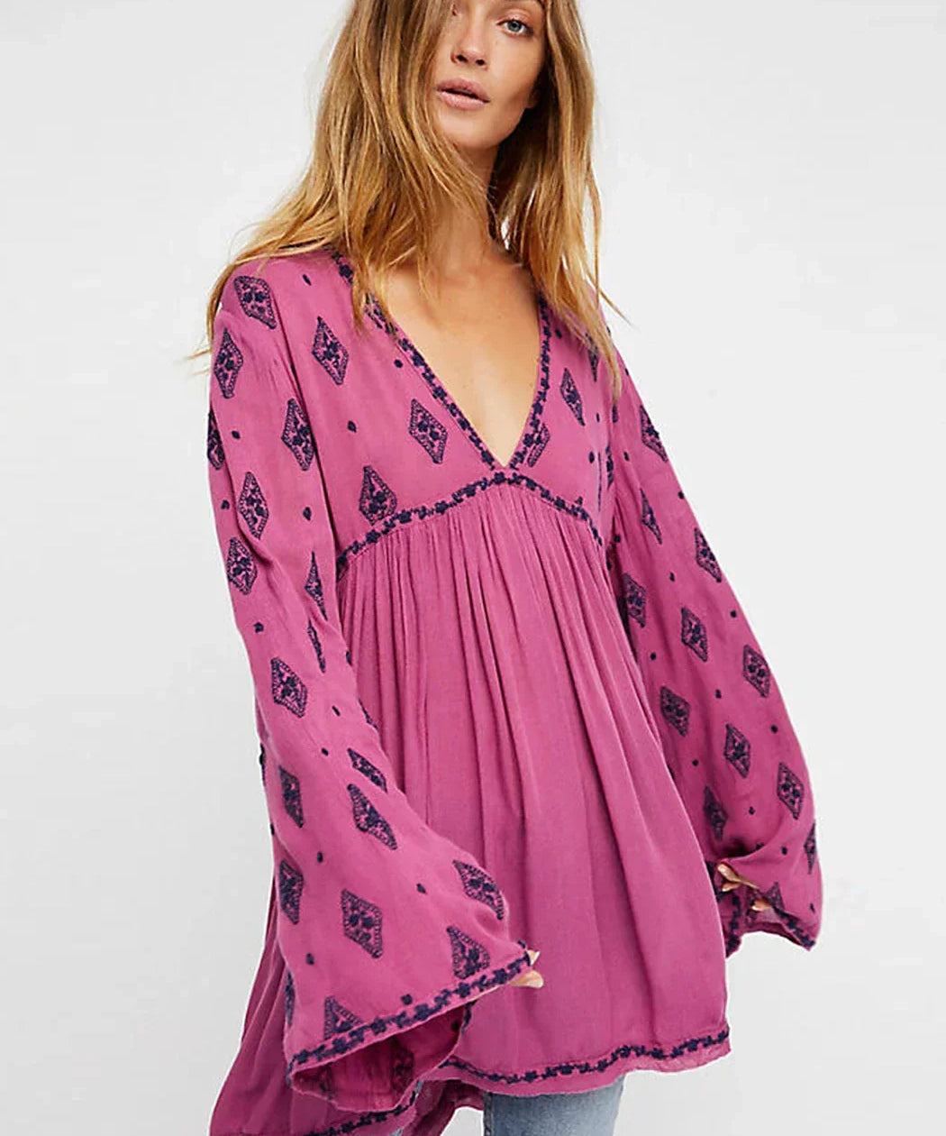 Diamond Embroidered Tunic