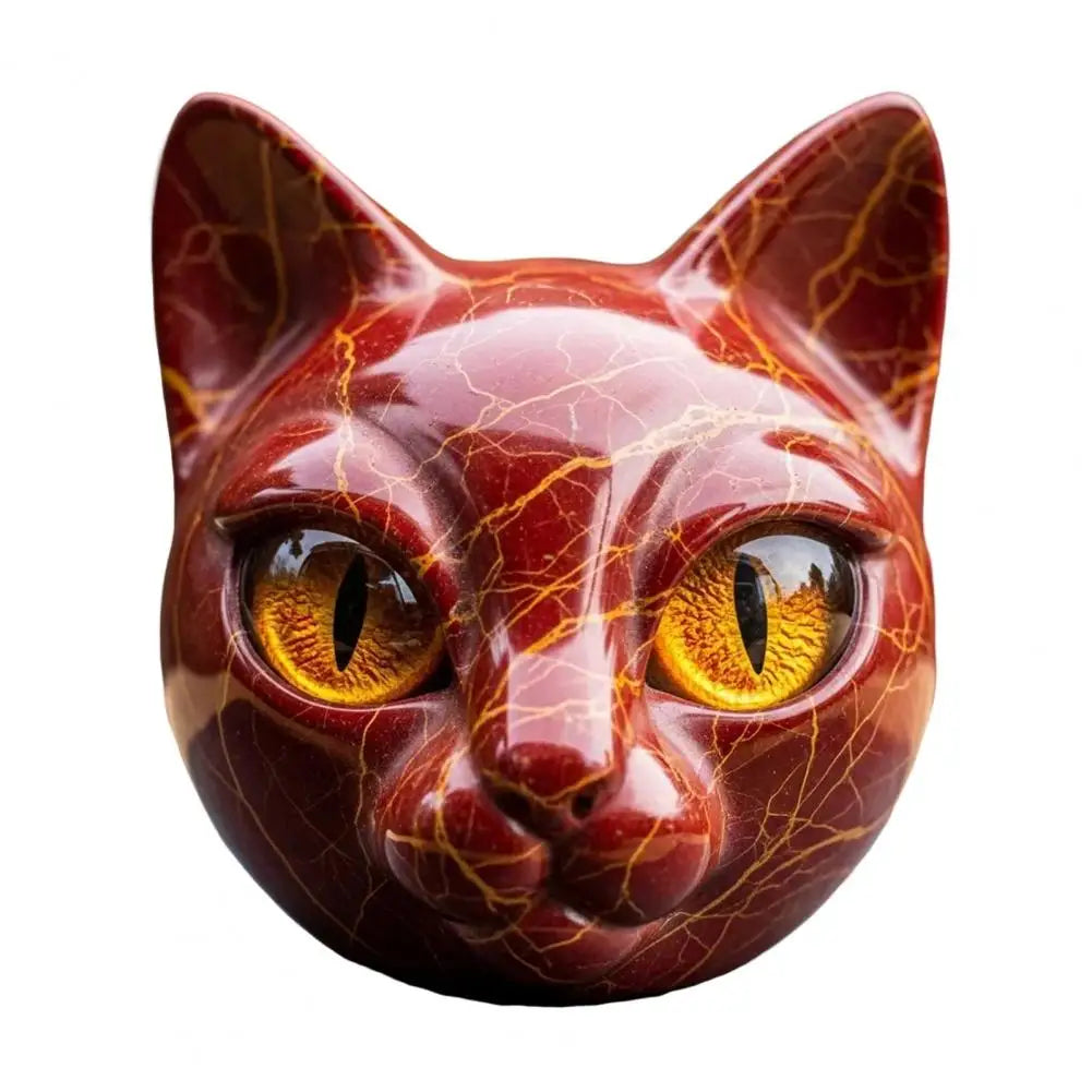 Elegant Black Cat Sculpture