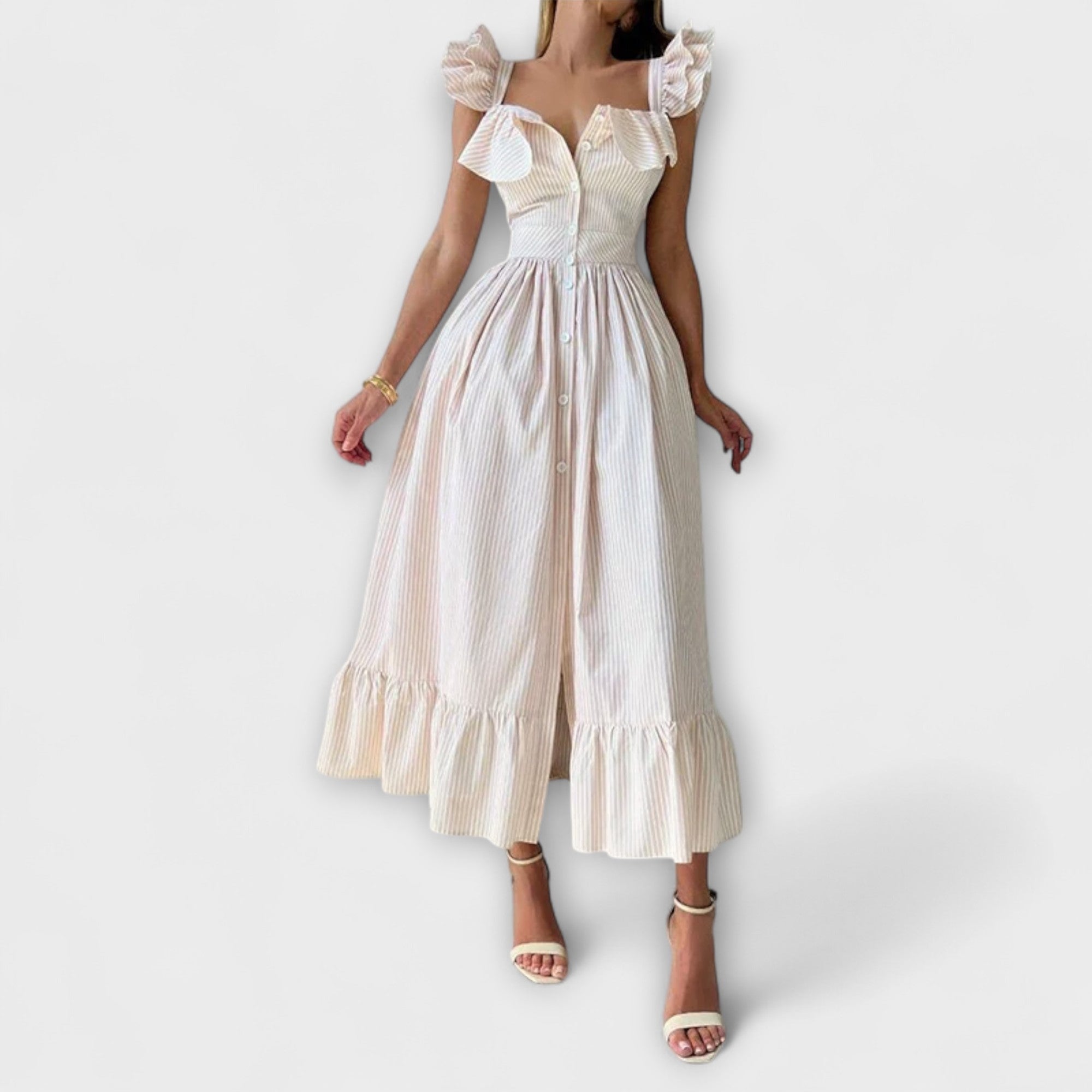 Rochie cu volane