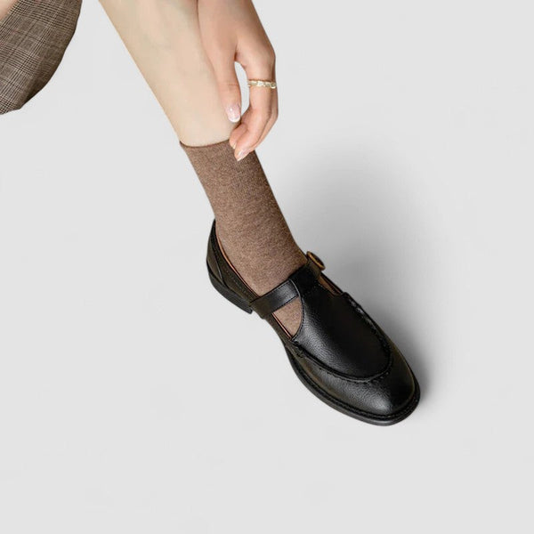 Square Toe Mary Jane Orthopedic Shoes