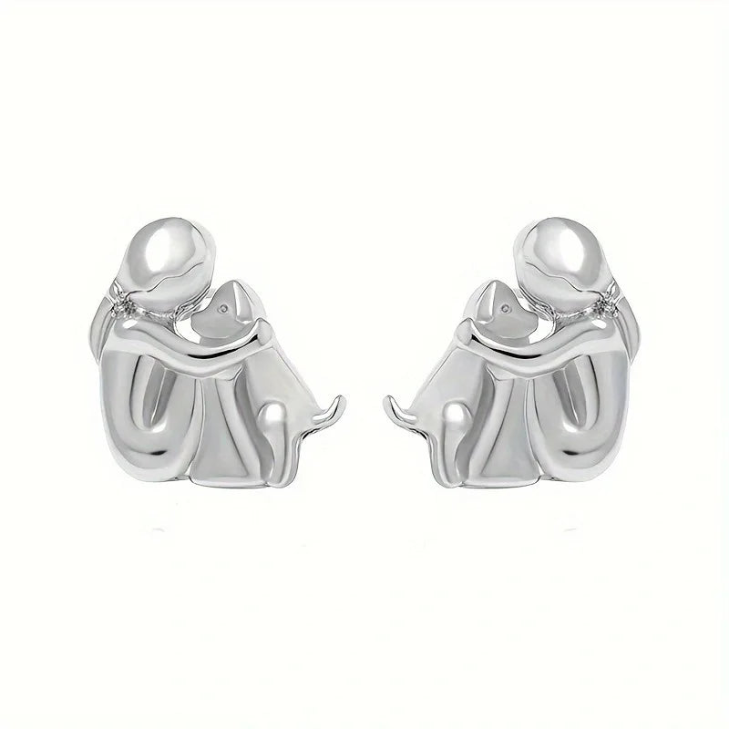 Dog Icon Earrings