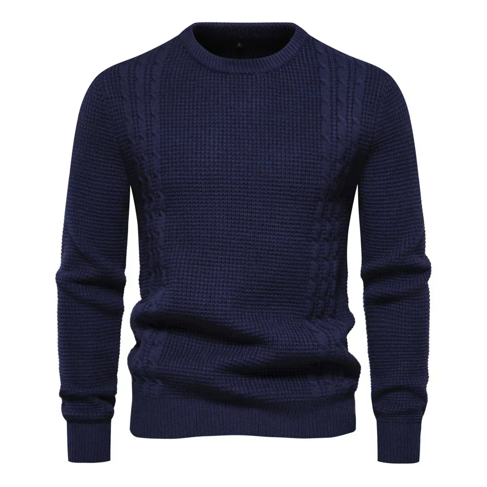 Drechsler™ | Stickad Casual Varm Herrtröja