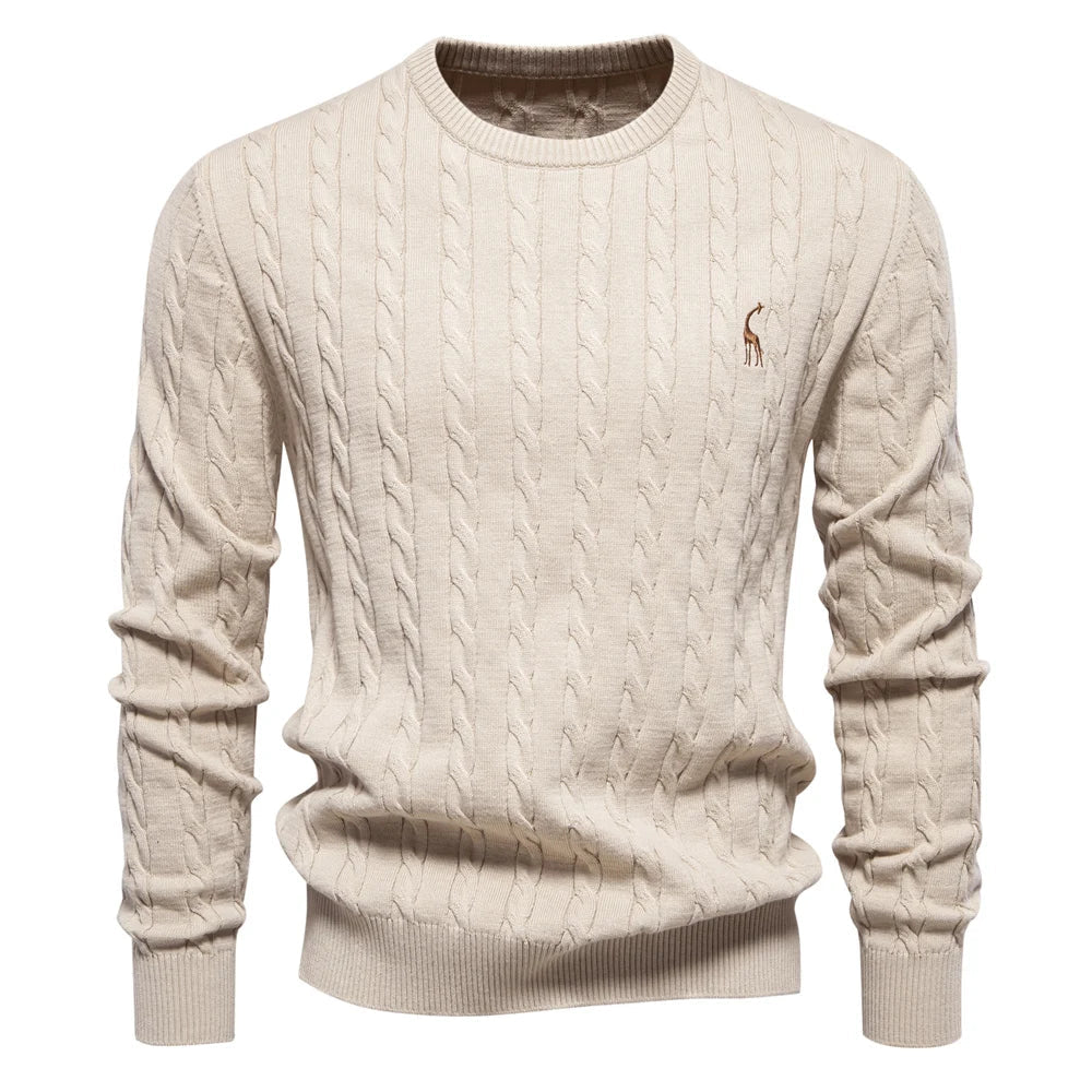 Falkner™ | Stickad modern herrtröja
