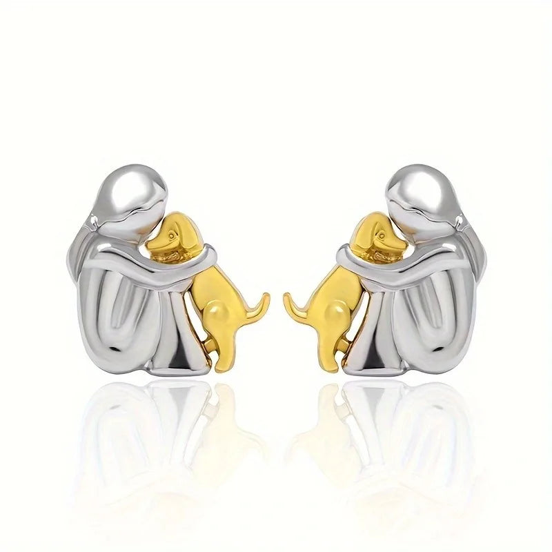 Dog Icon Earrings