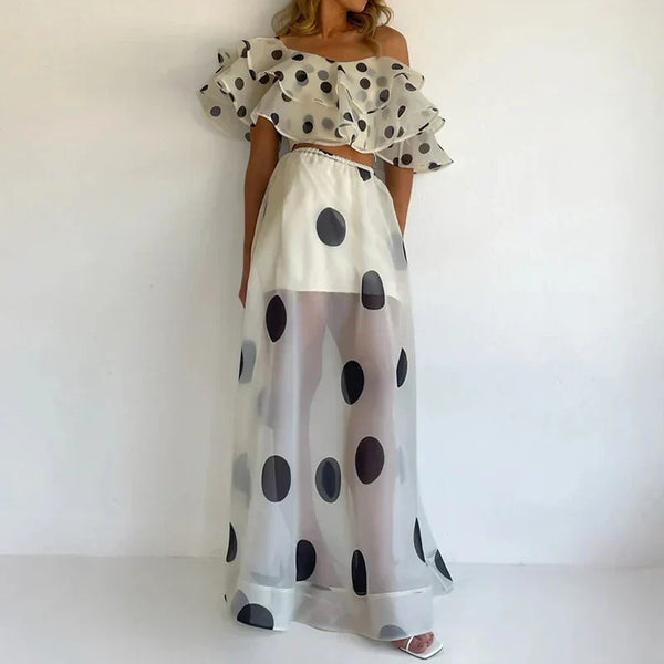 Isla Sheer Set with Dots