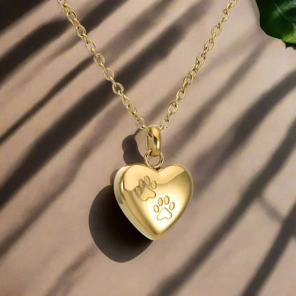 Heart Imprint Urn Necklace